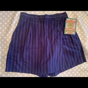 NWT Skoozi Plaid Skort Shorts Cotton